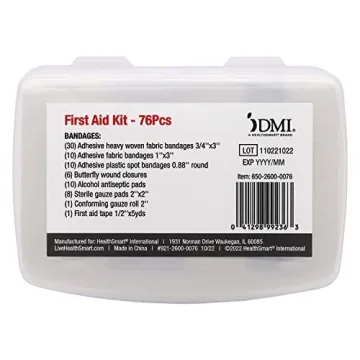 DMI 76-Piece First-Aid Kit for Minor Cuts & Scrapes