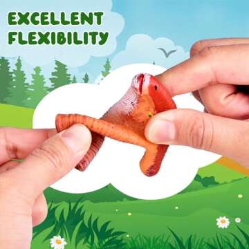 10 PCS Dinosaur Finger Puppets for Kids, Dino Finger Toys Birthday Gift for Party Decorations,10 Types of Dinosaur Party Favors for Boys, Kids Prize Box, Goodie Stuffers Dinosaurs Toys for Kids 1-5