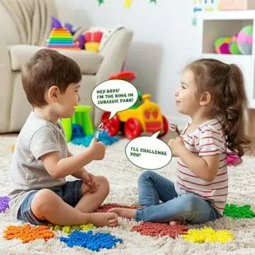 10 PCS Dinosaur Finger Puppets for Kids, Dino Finger Toys Birthday Gift for Party Decorations,10 Types of Dinosaur Party Favors for Boys, Kids Prize Box, Goodie Stuffers Dinosaurs Toys for Kids 1-5