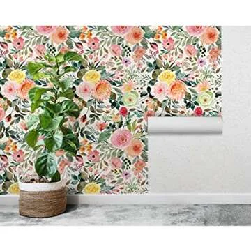 Self Adhesive Floral Contact Paper for Shelf & Drawer