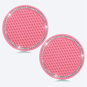 Stylish and Durable Bling Car Coasters for Women and Girls