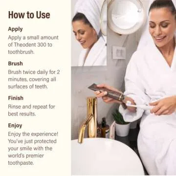 Theodent 300 Fluoride-Free Toothpaste for Sensitive Teeth