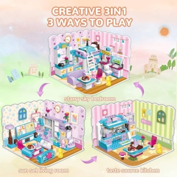 Mov Stone 3-in-1 Dream Home Building Set for Kids