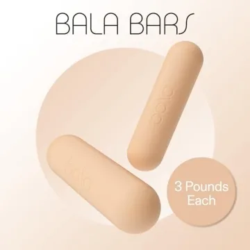 Bala Bars - Stylish 3lb Dumbbell Set for All Workouts