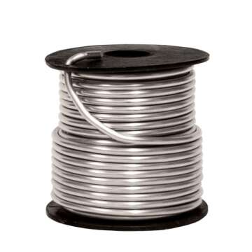Jack Richeson Armature Wire, 1/8 Inch x 50 Feet, Aluminum