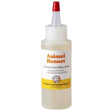 Liquid Rennet - Animal Rennet for Cheese Making (2 oz.)