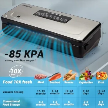 INKBIRD Vacuum Sealer 10-in-1 with Built-in Storage and Cutter