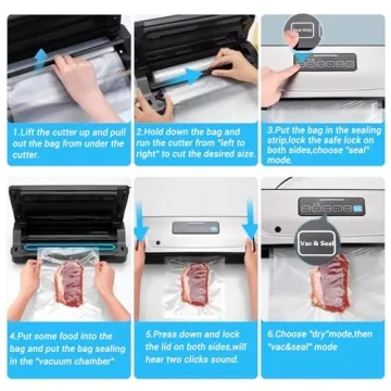 INKBIRD Vacuum Sealer 10-in-1 with Built-in Storage and Cutter