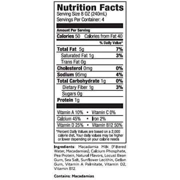 Milkadamia Macadamia Milk - Unsweetened - 32 Fl Oz