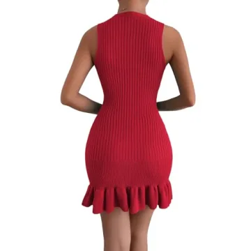 MakeMeChic Sleeveless Sweater Dress for All Occasions
