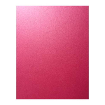 Premium Metallic Stardream Azalea Pink Cardstock Sheets 105Lb