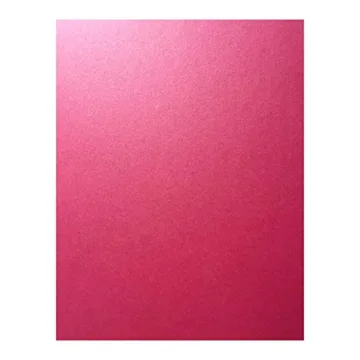 Premium Metallic Stardream Azalea Pink Cardstock Sheets 105Lb