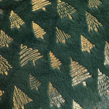 FUTEI Christmas Tree Green Throw Pillow Covers 18x18 inch Set of 2,Soft Decorative Cushion Cases,Hom...