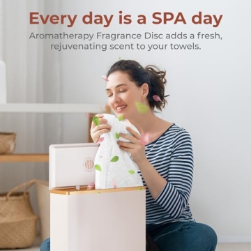 SereneLife Luxury Towel Warmer for Cozy Comfort and Relaxation