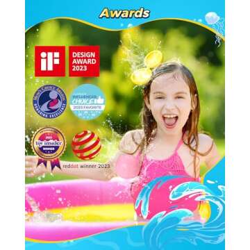 SOPPYCID Reusable Water Balloons Quick Fill Self Sealing, Refillable Water Bombs for Kids Adults, Latex-Free Silicone Splash Water Ball for Summer Fight