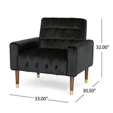 Betsy Velvet Armchair - Modern Glam Design