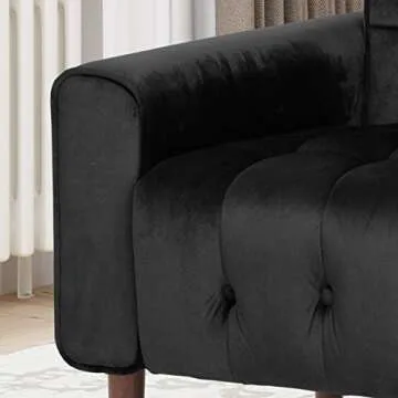 Betsy Velvet Armchair - Modern Glam Design