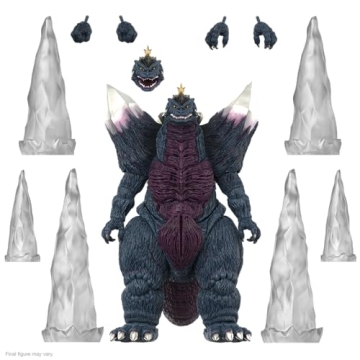 Super7 ULTIMATES! Toho HeiSei Space Godzilla - 8" Toho Godzilla Action Figure with Accessories Class...