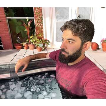 Versatyle Ice Bath Tub for Tall Athletes, 24x24x48 inches, Galvanized Steel Metal Tub, Ice Bath Tub, Cold Plunge Tub, Portable Bathtub Men Adult, Ice Tub, Cold Tub, Ice Plunge Tub, Polar Pod, Portable