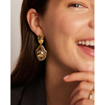 PAVOI Rhodium Plated Teardrop Dangle Earrings for Women