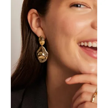 PAVOI Rhodium Plated Teardrop Dangle Earrings for Women