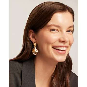 PAVOI Rhodium Plated Teardrop Dangle Earrings for Women