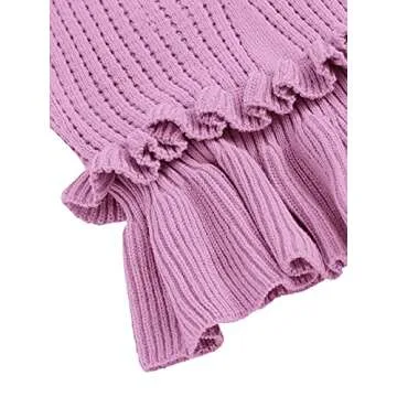 Trendy SweatyRocks Women's Knitted Crop Sweater