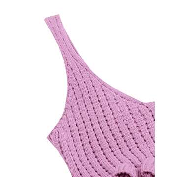 Trendy SweatyRocks Women's Knitted Crop Sweater