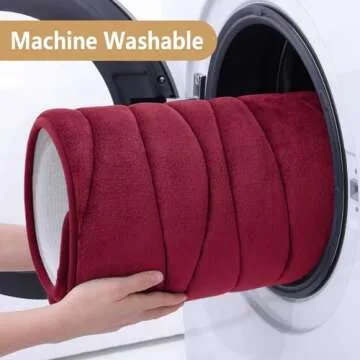 Buganda Memory Foam Bathroom Rug Mat 30x20, Extra Soft and Absorbent Bath Mats, Non-Slip and Machine Washable Bath Rugs for Bathroom Floor,Tub and Shower, Burgundy