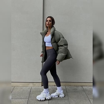 CADITEX Women's High Waisted Tummy Control Leggings