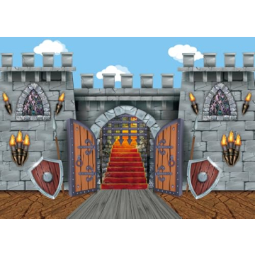 7x5ft Medieval Party Backdrop for Themed Celebrations