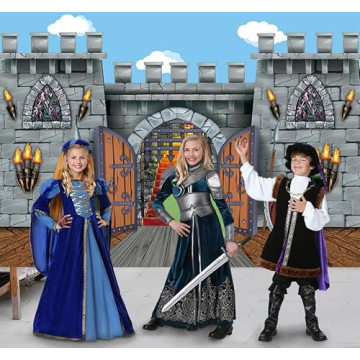 7x5ft Medieval Party Backdrop for Themed Celebrations