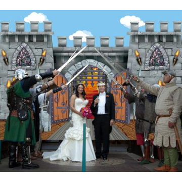 7x5ft Medieval Party Backdrop for Themed Celebrations