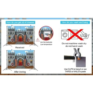 7x5ft Medieval Party Backdrop for Themed Celebrations