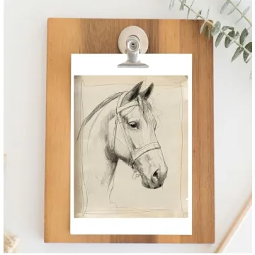 Elegant Horse Sketch Print - Minimalistic Art for Home