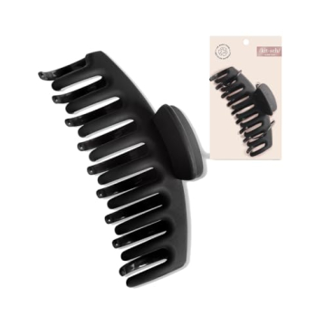 Kitsch Recycled Plastic Large Claw Clip - Eco-Friendly Hair Accessory in Black