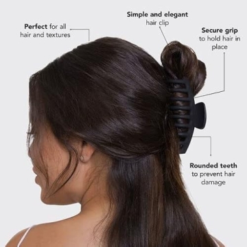 Kitsch Recycled Plastic Large Claw Clip for All Hair Types