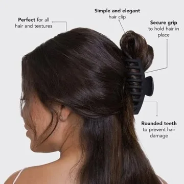 Kitsch Recycled Plastic Large Claw Clip for All Hair Types