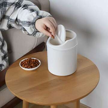 YULINJING Mini Waste Bin - Stylish & Functional Trash Can