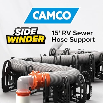 Camco Sidewinder RV Sewer Hose Support for Smooth Drainage