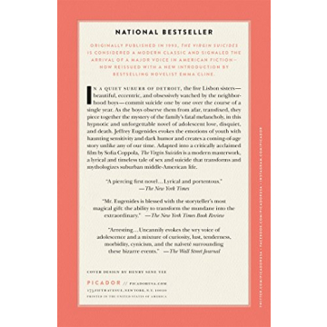 The Virgin Suicides: Anniversary Edition Novel