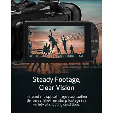 Canon XA60 Professional 4K Camcorder with 20x Zoom