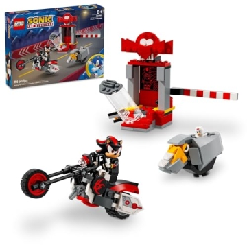 LEGO Sonic The Hedgehog Shadow The Hedgehog Escape Building Set, Motorcycle Toy, Video Game Characte...