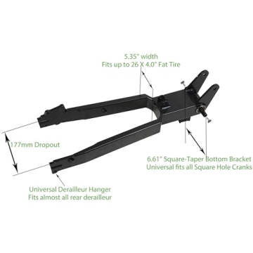 Voilamart Electric Bike Frame Kit for 48V 3000W-5000W DIY