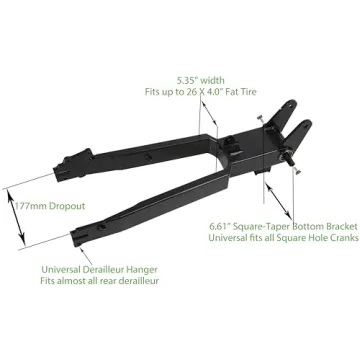 Voilamart Electric Bike Frame Kit for 48V 3000W-5000W DIY