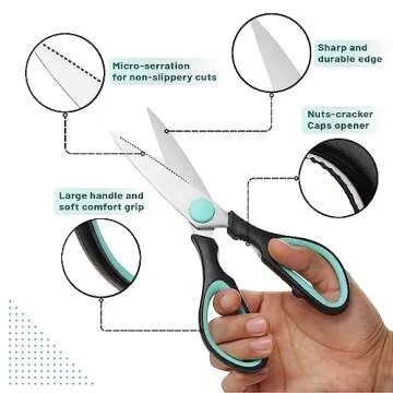 Mr. Pen Kitchen Scissors - 8 Inch Utility & Meat Shears