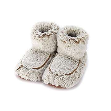 warmies Microwaveable House Slipper Boots for Women - Womens Shoe Sizes 6-10 - Comfy, Soft & Fuzzy I...