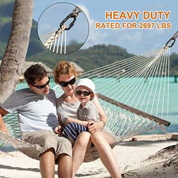 Heavy Duty Locking Carabiner Clips - 12KN Clips 3.2'' Small D Ring for Camping Hammock Hiking Dog Leashes Keys Keychains - Perfect for Outdoor Enthusiasts