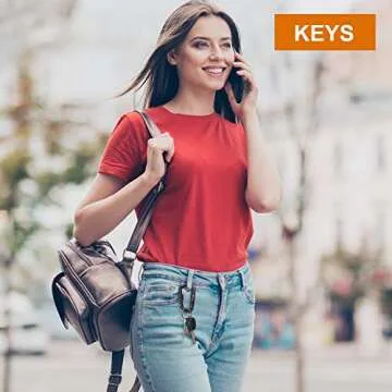 Heavy Duty Locking Carabiner Clips - 12KN Clips 3.2'' Small D Ring for Camping Hammock Hiking Dog Leashes Keys Keychains - Perfect for Outdoor Enthusiasts