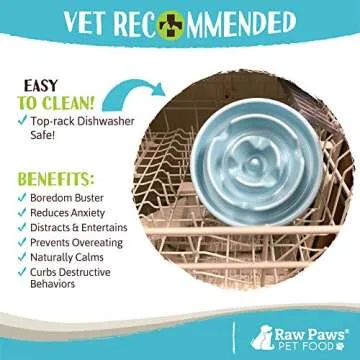 Raw Paws Slow Feeder Bowl for Healthy Eating